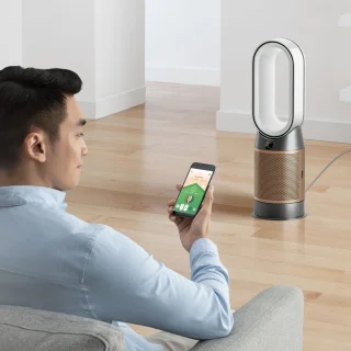 Dyson Purifier Hot+Cool HP2 De-NOx Luchtreiniger Wit/Goud