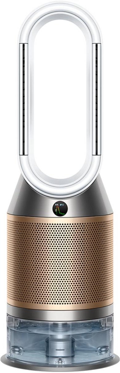 De Dyson Purifier Humidify+Cool PH2 De-NOx luchtreiniger ventilator wit/goud in één oogopslag