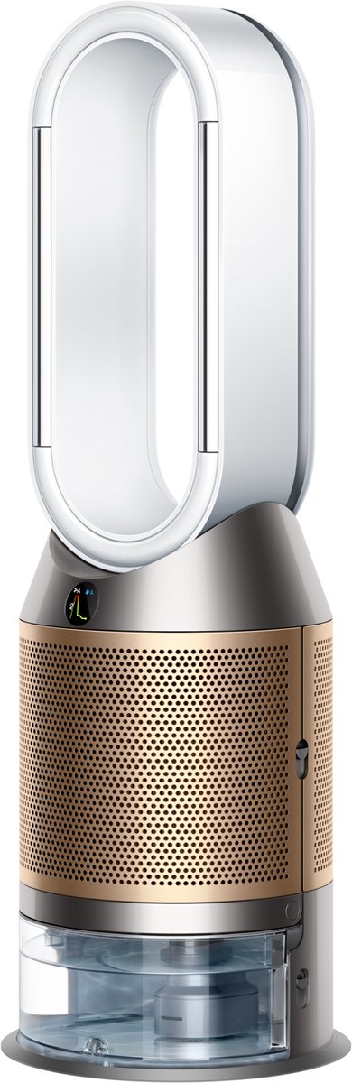 Wat vinden we goed aan de Dyson Purifier Humidify+Cool PH2 De-NOx luchtreiniger ventilator wit/goud