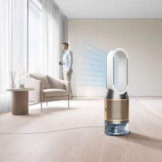 Dyson Purifier Humidify+Cool PH2 De-NOx luchtreiniger ventilator wit/goud
