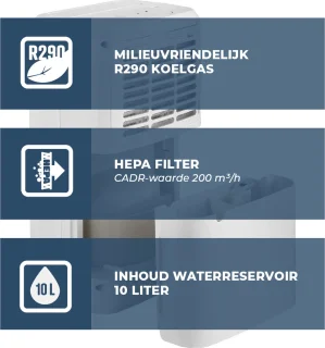 Evolar EVO-DH1000 Luchtontvochtiger