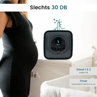 Filair Etere Luchtreiniger Hepa Zwart 30m²