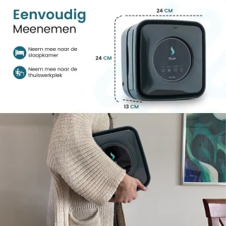 Filair Etere Luchtreiniger Hepa Zwart 30m²