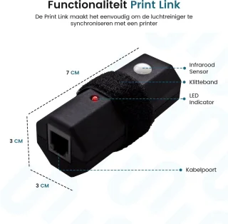 Filair Luchtreiniger 3-in-1 Hepa Filter Wit 30m²