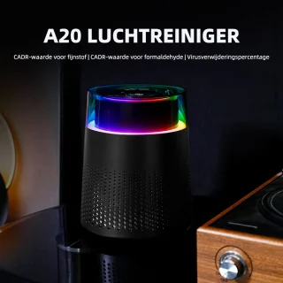 Gloovon Luchtreiniger Zwart