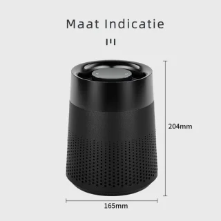Gloovon Luchtreiniger Zwart