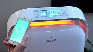Haus & Luft Luchtreiniger HEPA WiFi Wit