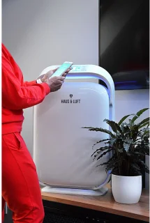 Haus & Luft Luchtreiniger HEPA WiFi Wit