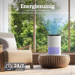 Hepa H13 Luchtreiniger Wit CADR 220 m³/h