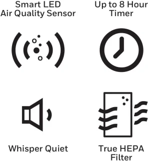 Honeywell AIDC HPA710WE4 Luchtreiniger Wit/Zwart