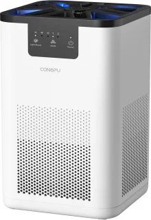 Intelectro Luchtreiniger HEPA H13 Wit/Zwart