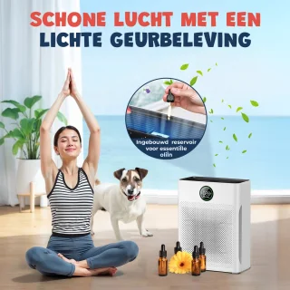 JC Pets Luchtreiniger HEPA 13 Filter 100 m² Air Purifier