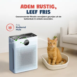 JC Pets Luchtreiniger HEPA 13 Filter 100 m² Air Purifier