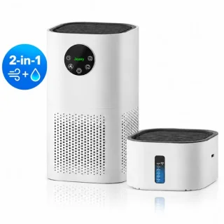 Jeavy 2-in-1 luchtreiniger en luchtbevochtiger – wit