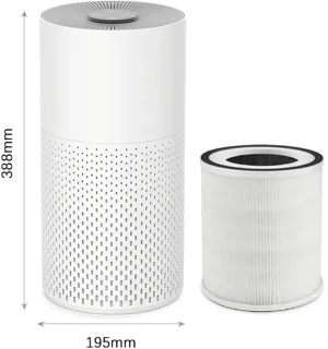 Jensaro luchtreiniger met HEPA H11 filter
