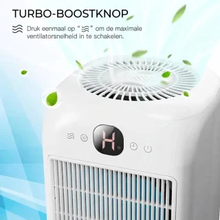 KLS® Luchtreiniger met HEPA-filter - wit