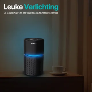 KRAFT Luchtreiniger HEPA 13 Zwart