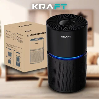 KRAFT Luchtreiniger HEPA 13 Zwart