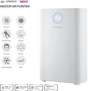 Laserliner AirBreeze 360UV: Schone, gezonde lucht met UV-C-kracht