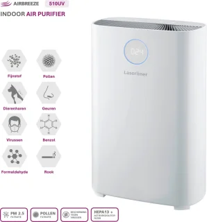 Laserliner AirBreeze 510UV LS085.510A Luchtreiniger
