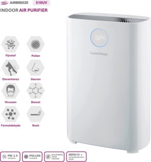Laserliner AirBreeze 510UV LS085.510A Luchtreiniger review