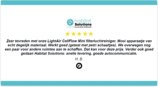 LightAir CellFlow Mini Luchtreiniger Wit