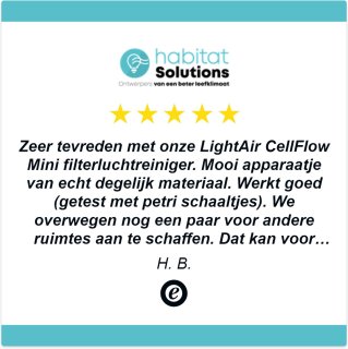 LightAir CellFlow Mini Luchtreiniger Zwart