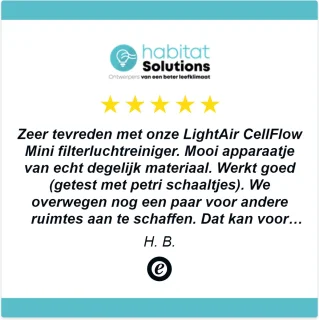 LightAir CellFlow Mini Luchtreiniger Zwart