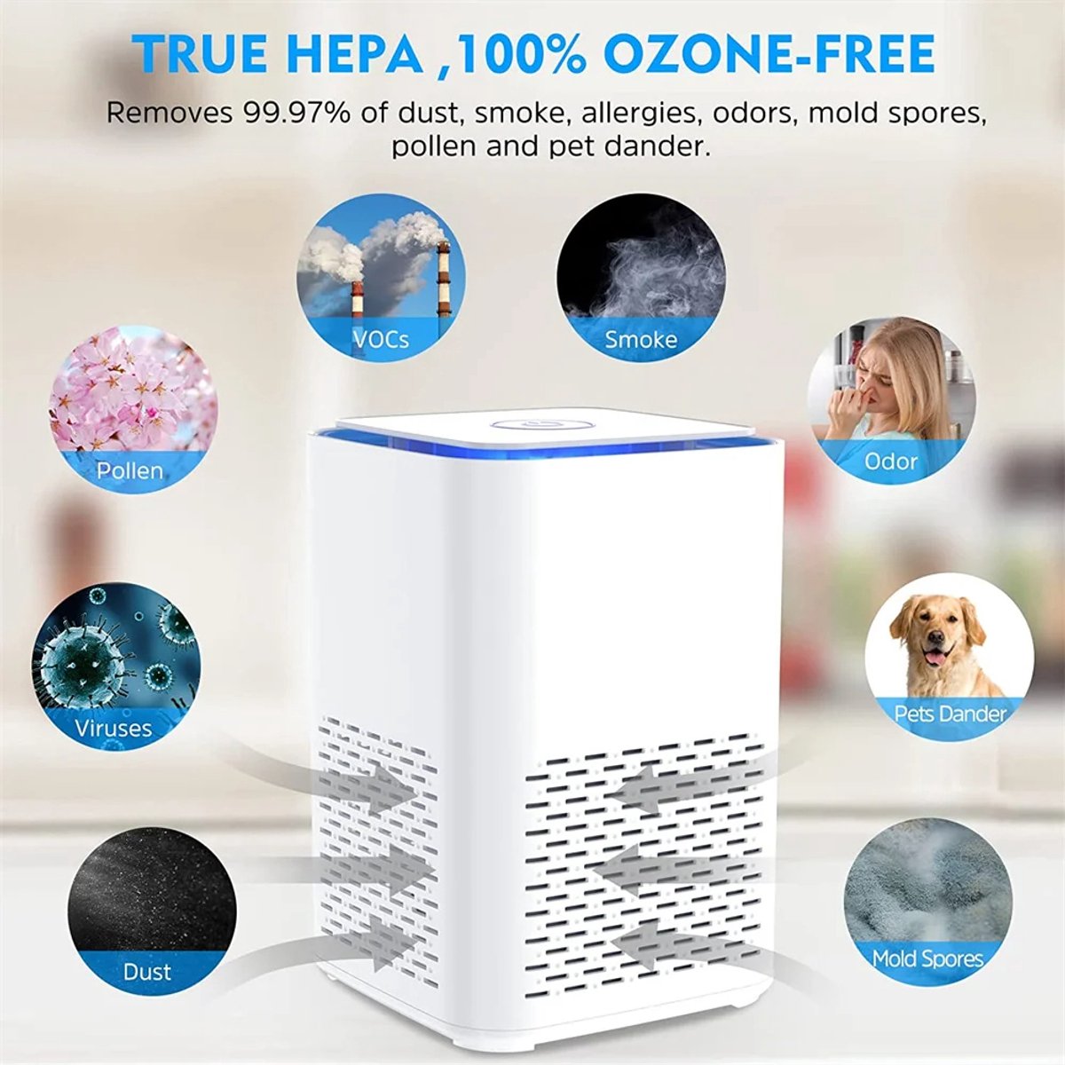 Wat vinden we goed aan de Luchtreiniger HEPA H13 Filter Air Purifier