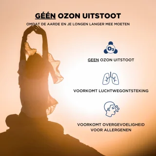 Luchtreiniger HEPA + UVC Anti Bacterie & Virus