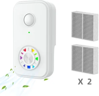 Kleine, stille badkamerreiniger: praktische luchtreiniging zonder poespas