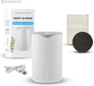 Luchtreiniger Mini met HEPA Filter en Ionisator