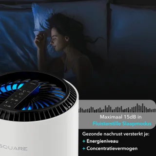 Luchtreiniger Pro HEPA 13 met Koolstoffilter en Aroma Diffuser