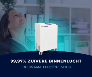Luchtreiniging apparaat KIWA Certificaat