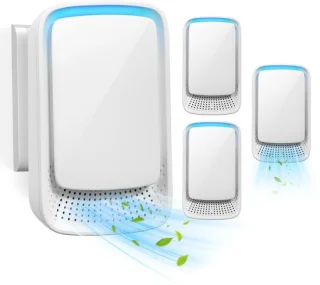 Compacte plug-in luchtreiniger (set van 3) — energiezuinig en stil