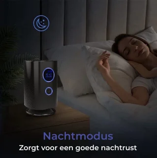 Mini Air Purifier Zwart - Luchtreiniger met HEPA Filter