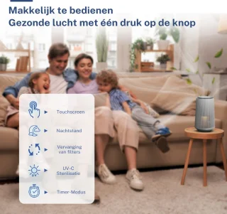 MiRi EasyBreath Luchtreiniger 50m²