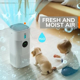 MIUI® Luchtreiniger en Luchtbevochtiger 2-in-1 met HEPA Filter