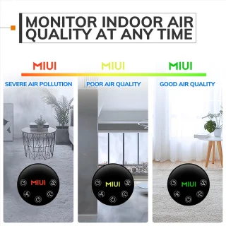 MIUI Luchtreiniger met HEPA Filter 150m³/h