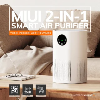 MIUI Luchtreiniger met HEPA Filter 150m³/h