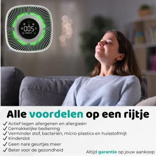 Modito luchtreiniger Air Purifier Wit 210 m³/u