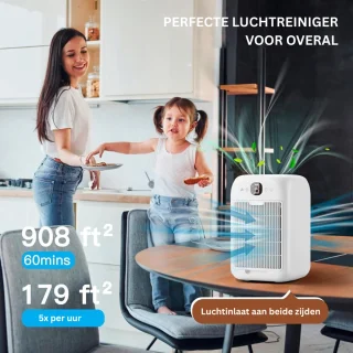Wat vinden we goed aan de NBAP Luchtreiniger Wit