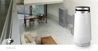 Nedis Luchtreiniger Wit 20m²