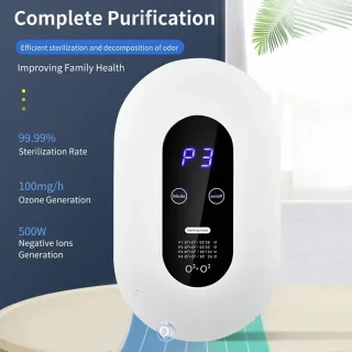 Negatieve ionen luchtreiniger met ozongenerator