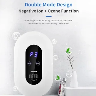 Negatieve ionen luchtreiniger met ozongenerator