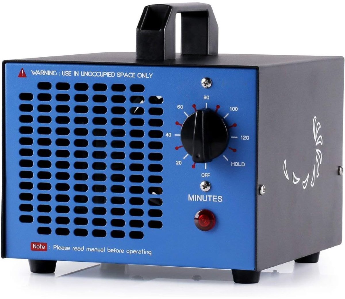 De Ozon Generator Zwart-Blauw in één oogopslag