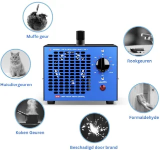Ozon Generator Zwart-Blauw