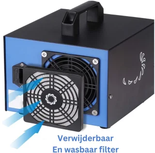 Ozon Generator Zwart-Blauw