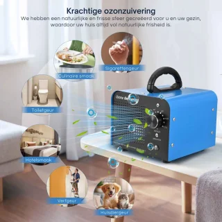 Wat vinden we goed aan de Ozongenerator 60000 mg/h Luchtreiniger