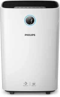 De Philips AC3829/10 Luchtreiniger en Luchtbevochtiger Wit in één oogopslag